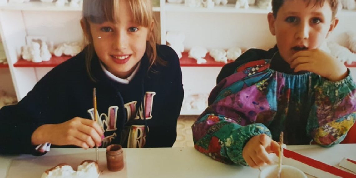 kids 90s plaster fun house birthday party