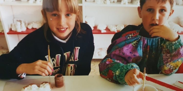 kids 90s plaster fun house birthday party