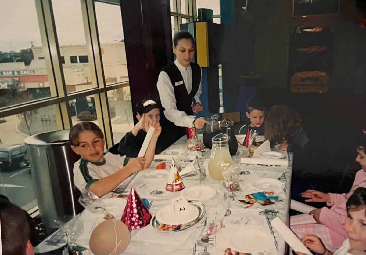 kids birthday party at Werribee 10 cinemas in the 90s