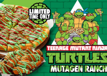 limited time pizza hut teenage mutant ninja turtcles mutagen ranch australia