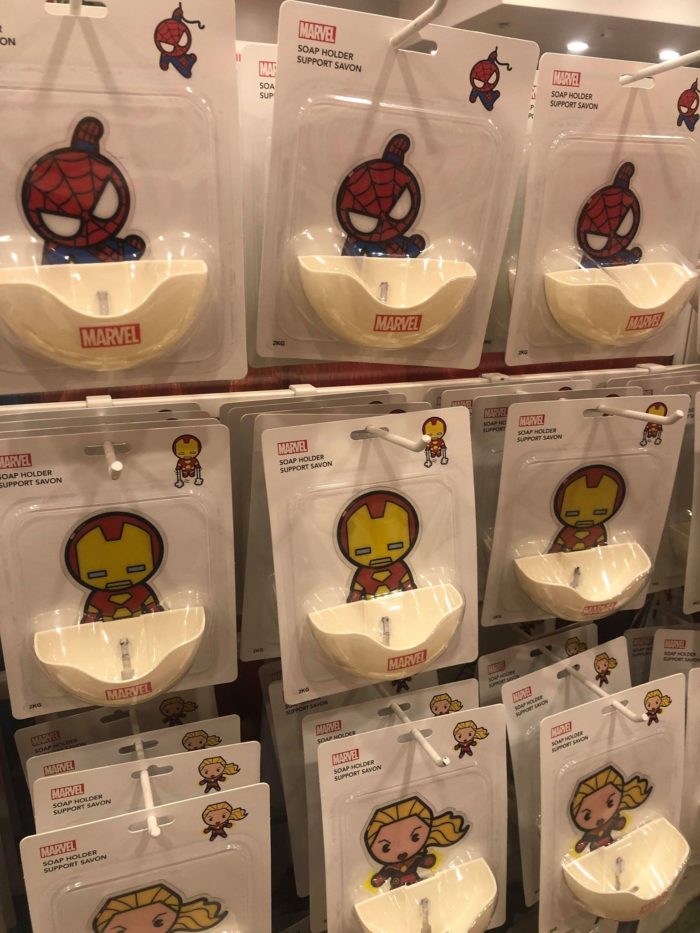 marvel x miniso soap holders spiderman ironman captain marvel