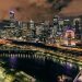 melbourne citscape at night