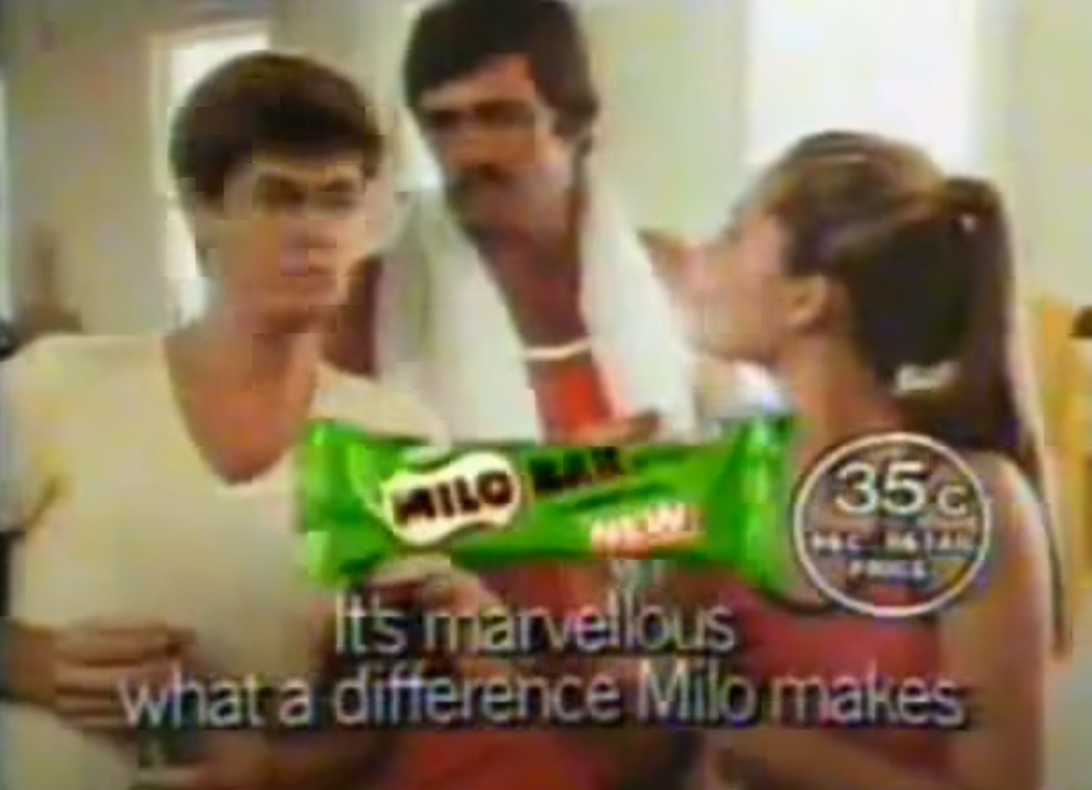 milo bar tv commercial 90s australia