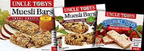 muesli bars uncle tobys 90s