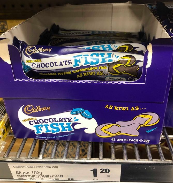 cadbury original chocolate fish