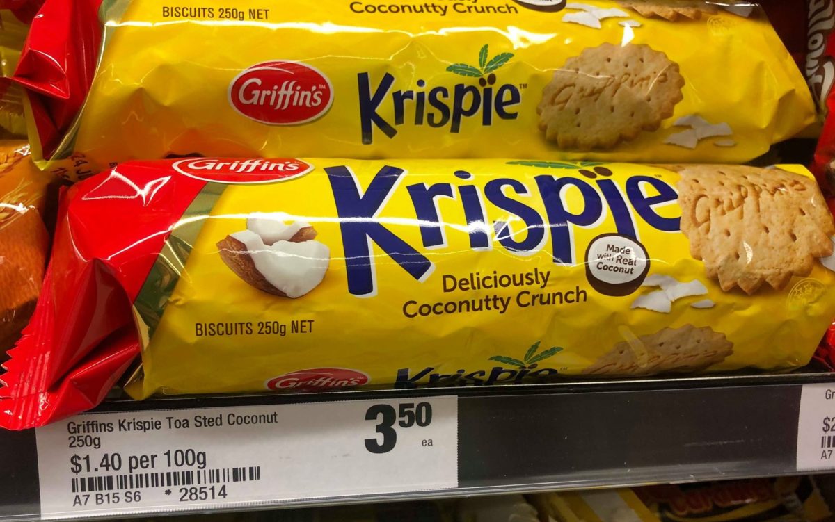 griffins krispie deliciously coconutty crunch