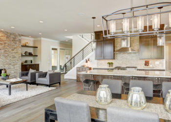 open plan house habitable room