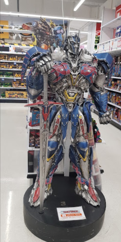 optimus prime statue toys r us werribee 20017