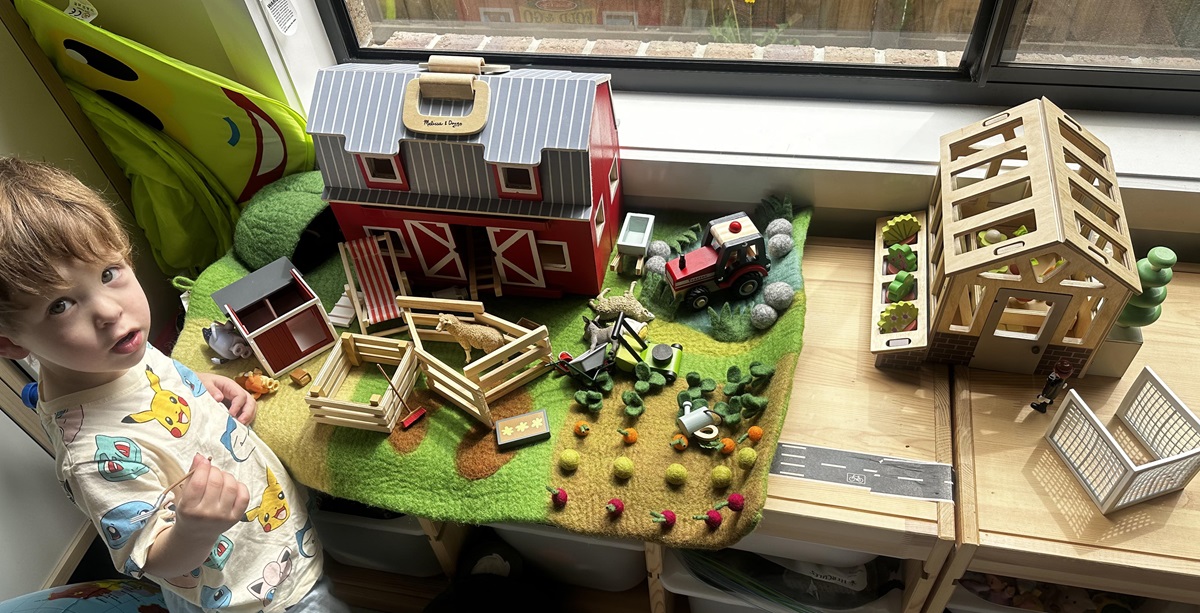 our new toy farm