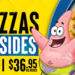 pizza hut 3 pizzas sides spongebob sauce patrick