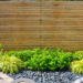 wooden privacy fence