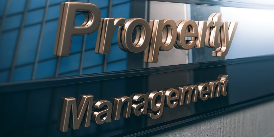 3D illustration of property management company facade
