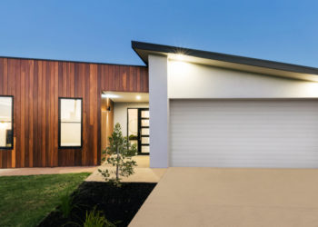 rendered house wood