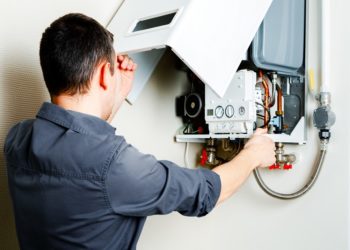 Repair of a gas boiler