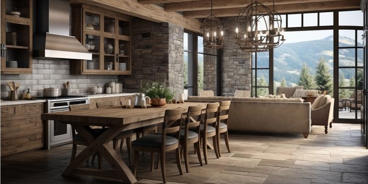 modern rustic farmhouse kitchen