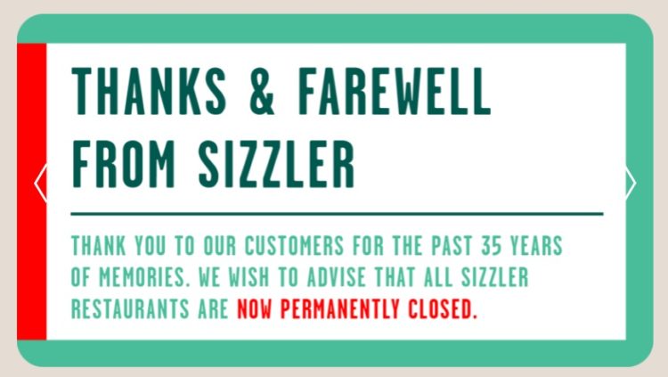 Remembering Sizzler All You Can Eat Restaurants In Australia