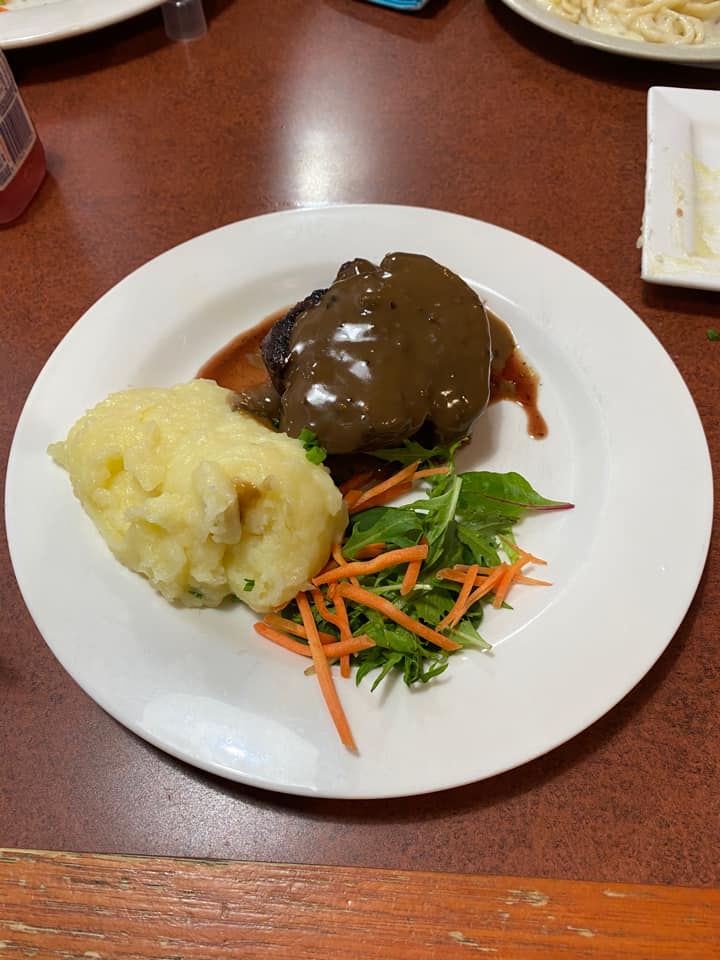 steak dinner at sizzler