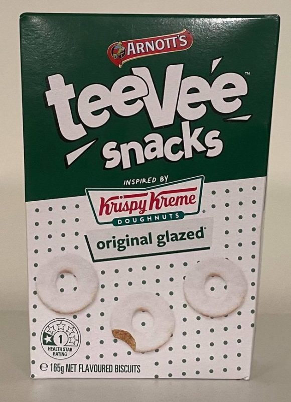 teeVee snacks krispy kreme original glazed