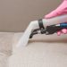 Sofa chemical cleaning with professionally extraction method. Ha