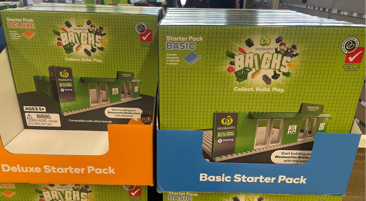 woolworths bricks starter and basic starter sets